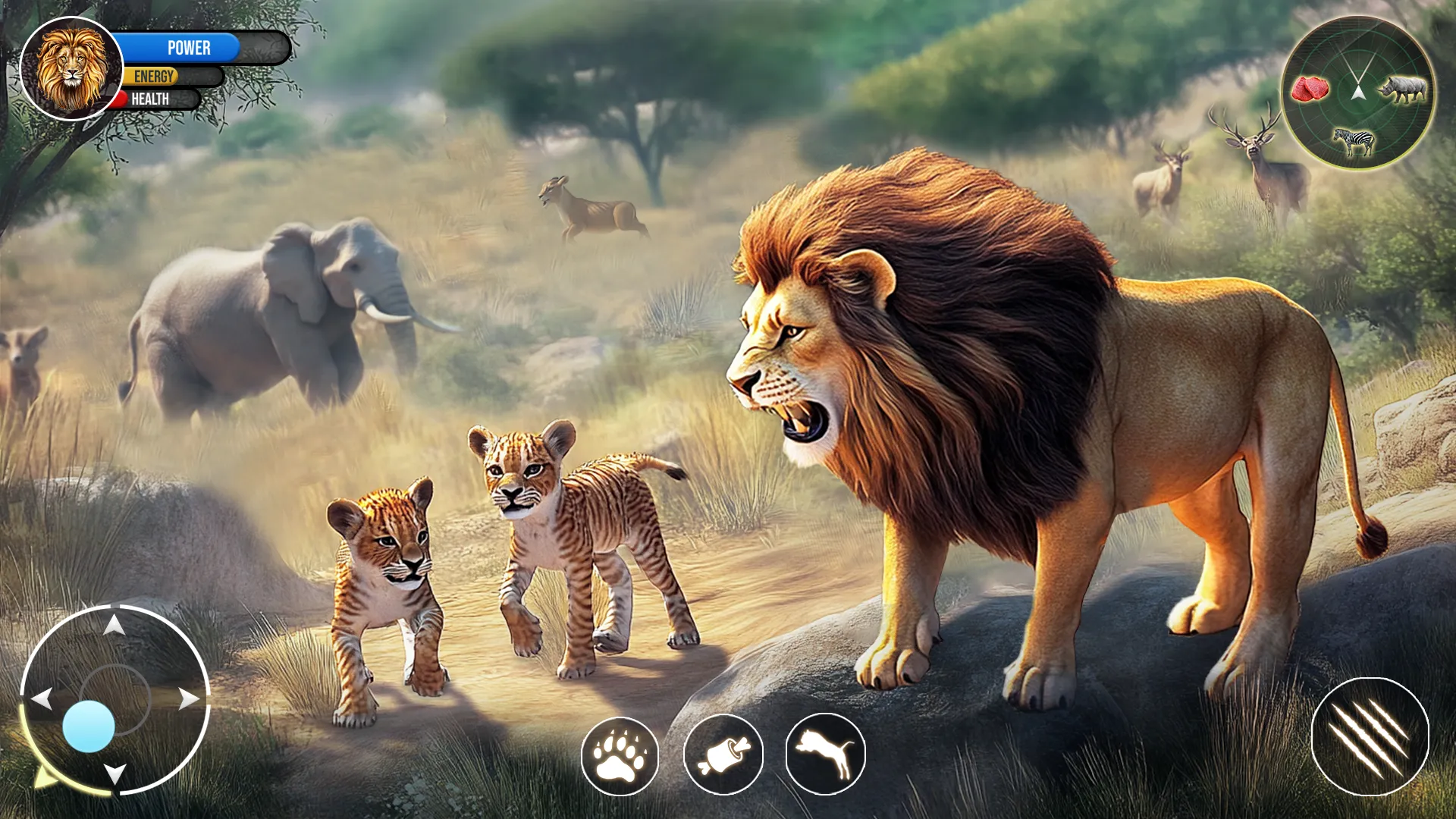 Lion Simulator Wild Animal 3D | Indus Appstore | Screenshot