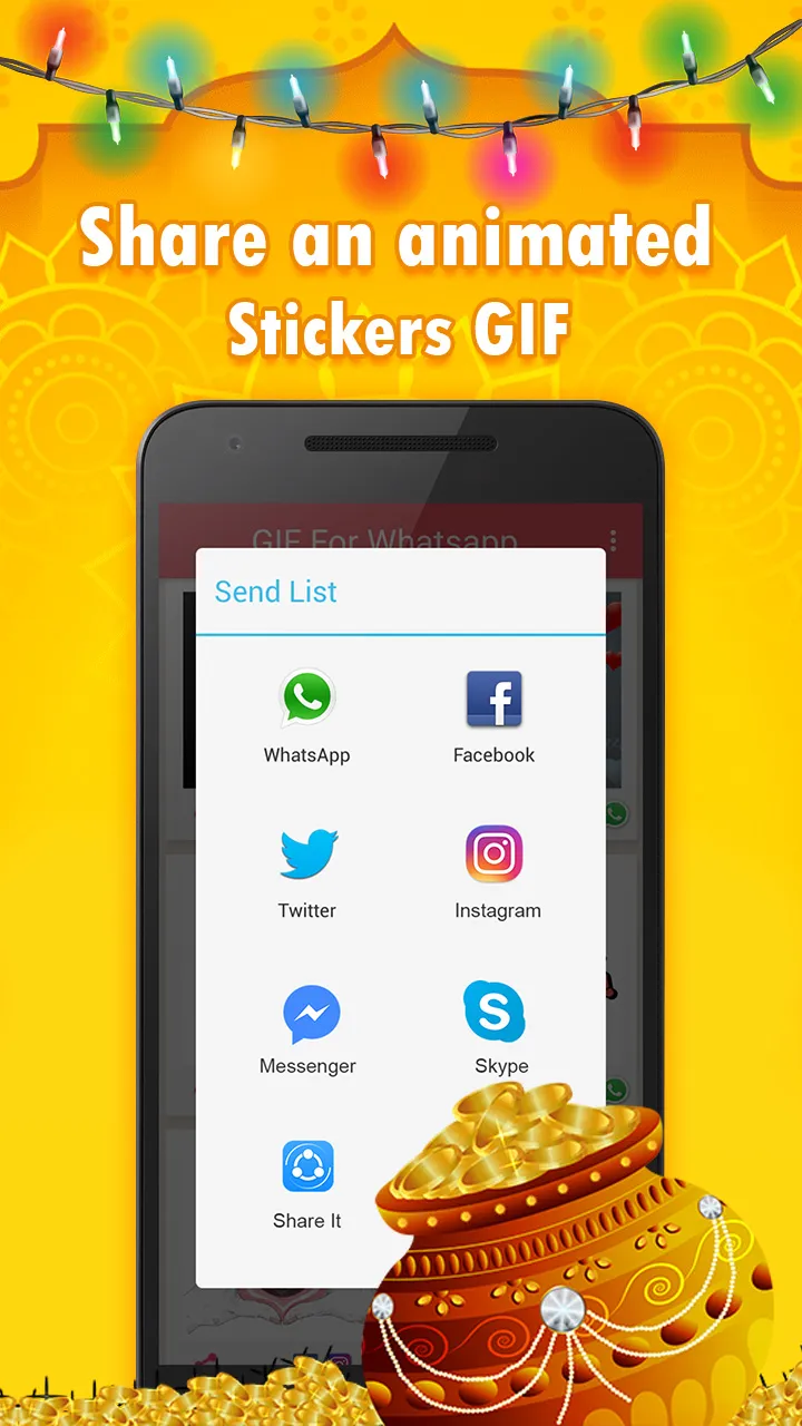 Gif to share Diwali 2023 | Indus Appstore | Screenshot