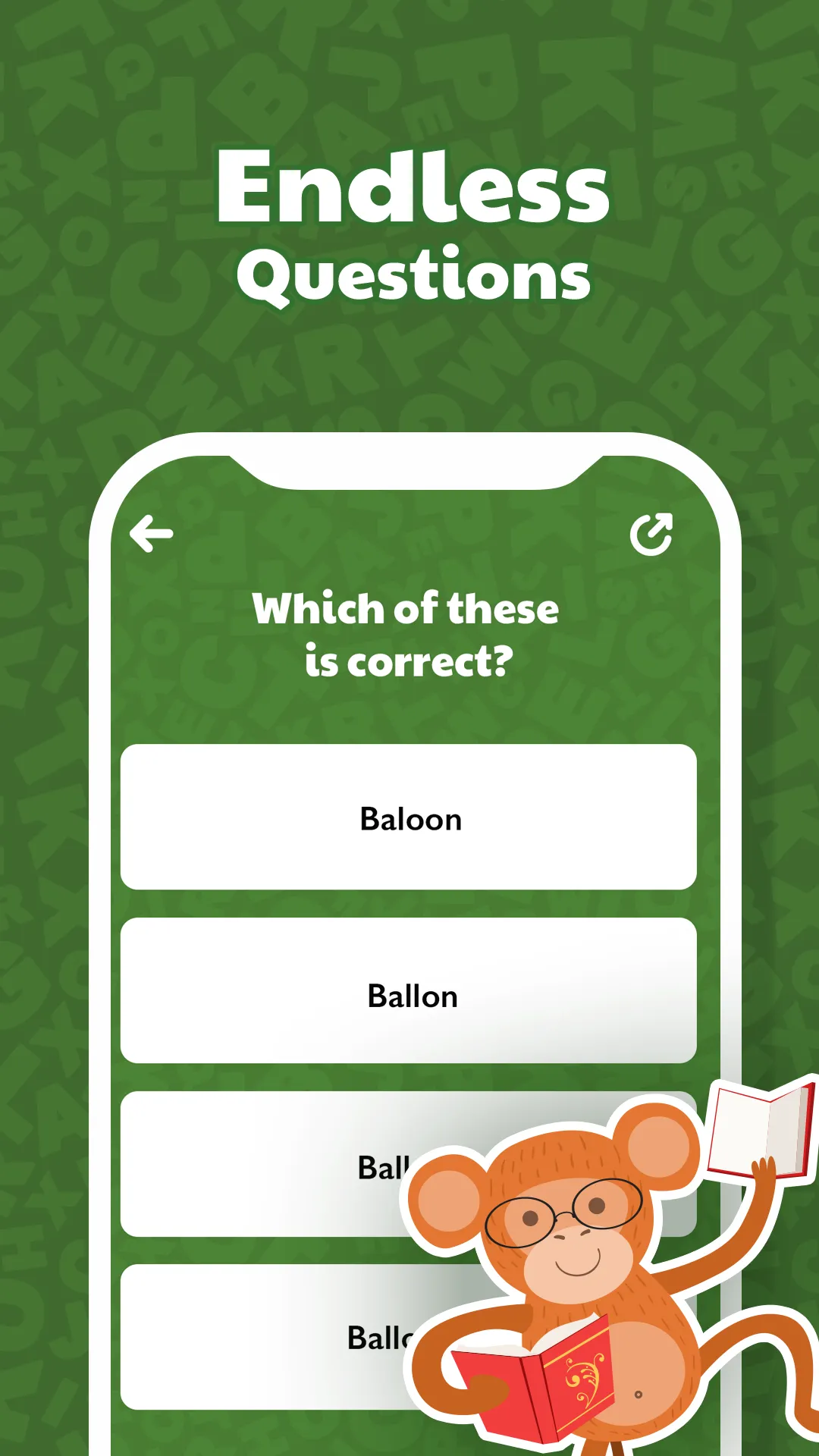 English Word Spelling Quiz App | Indus Appstore | Screenshot