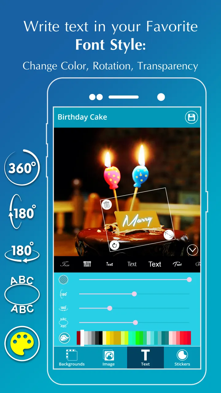 Name Photo on Birthday Cake | Indus Appstore | Screenshot