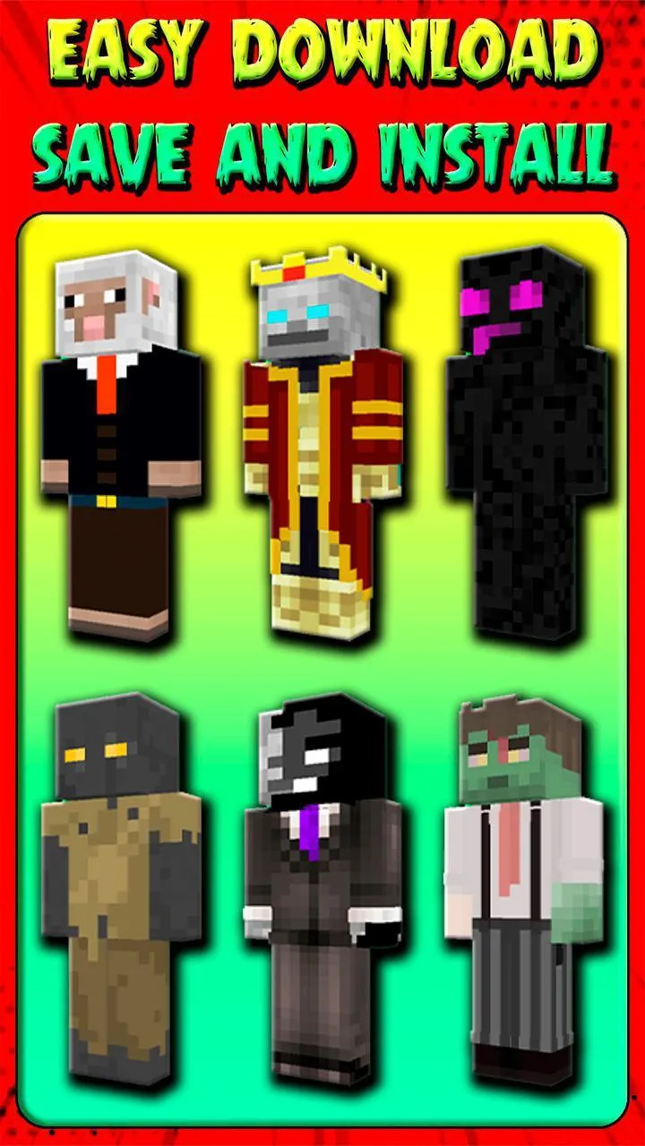 Mob Skins for Minecraft PE | Indus Appstore | Screenshot