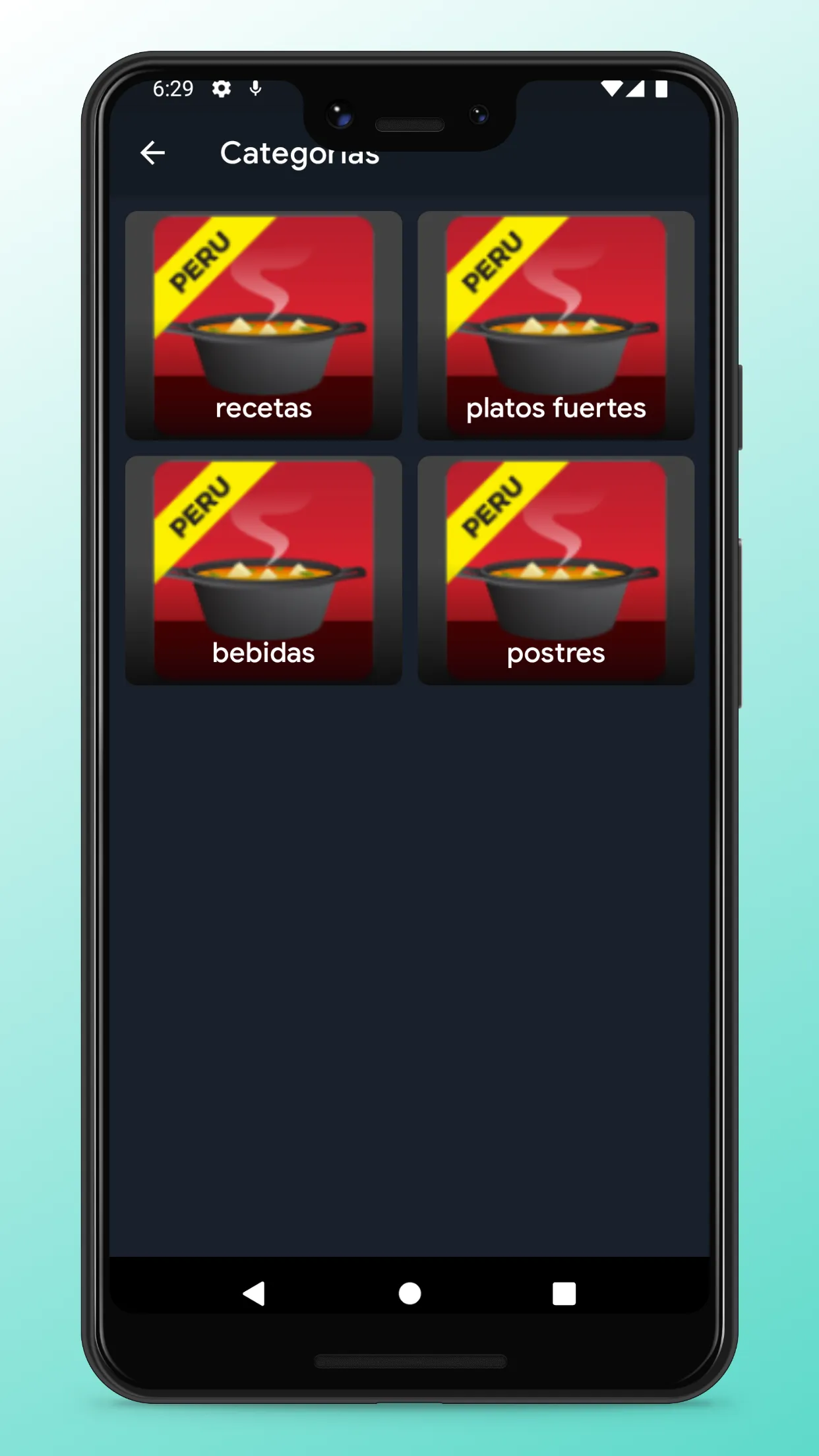 Peruvian Recipes - Food App | Indus Appstore | Screenshot