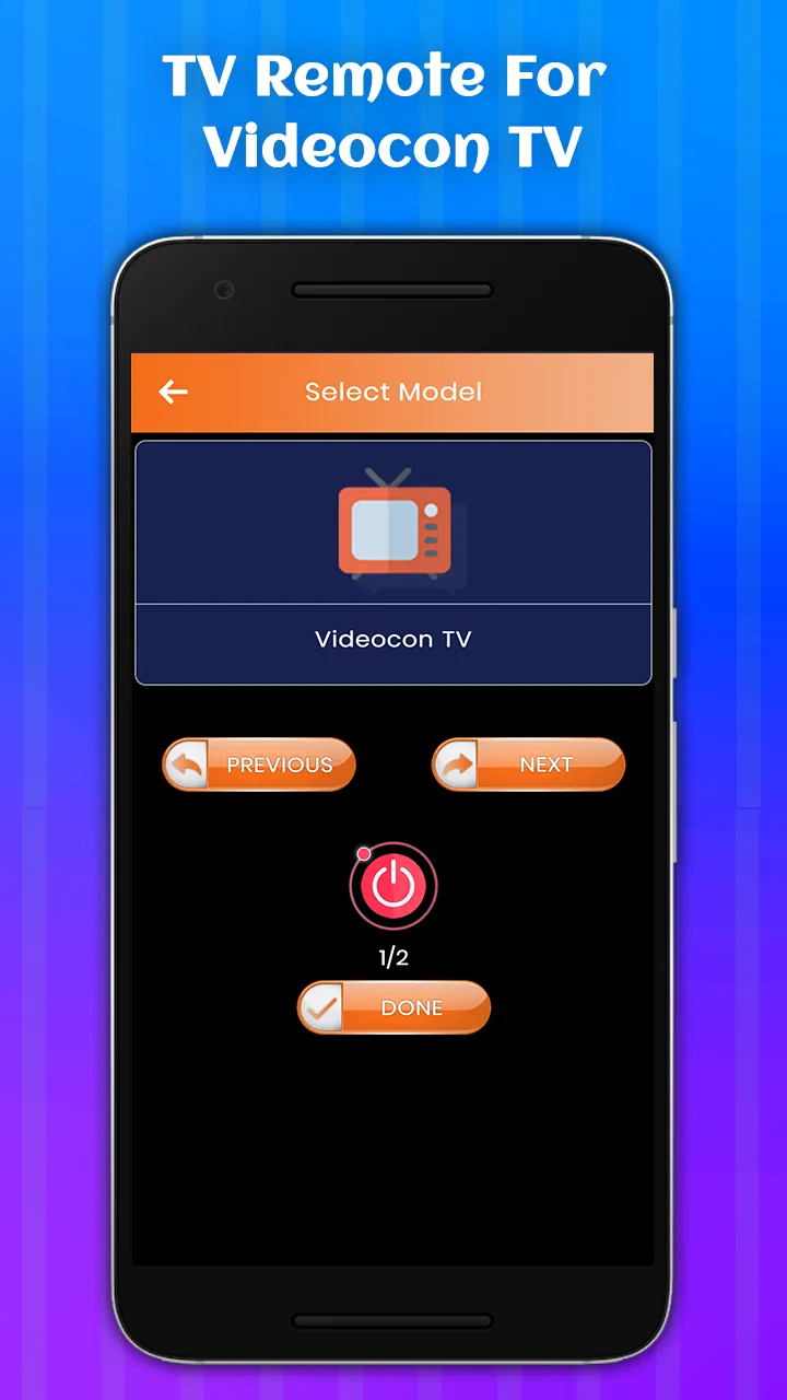 TV Remote For Videocon | Indus Appstore | Screenshot