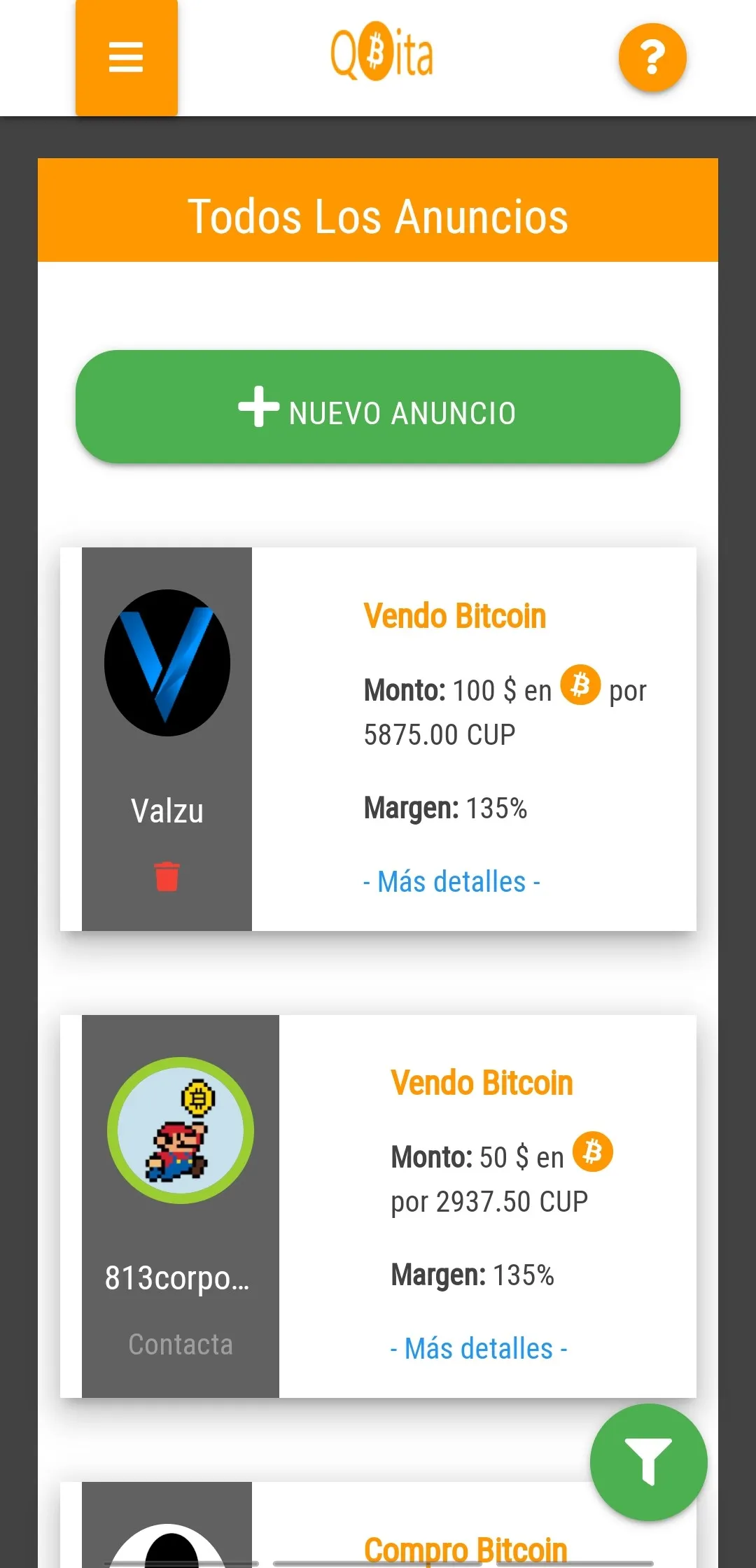 QBita - Mercado de Bitcoin | Indus Appstore | Screenshot