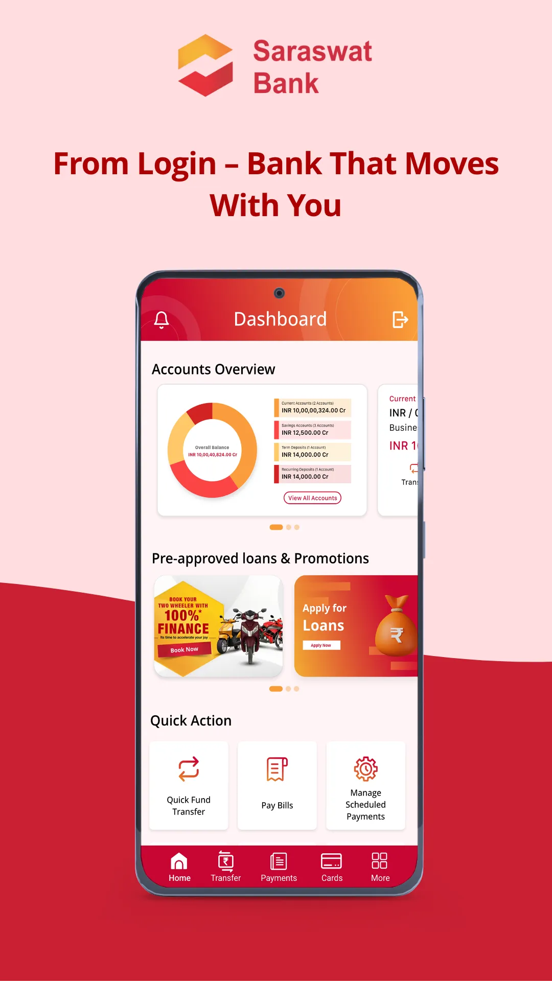 Saraswat Bank GOMO NxT | Indus Appstore | Screenshot