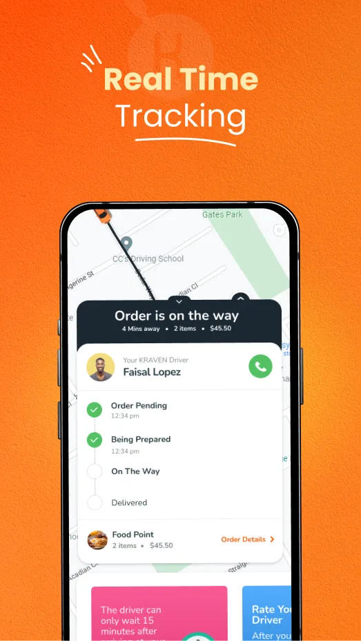 KRAVEN: Food Delivery | Indus Appstore | Screenshot