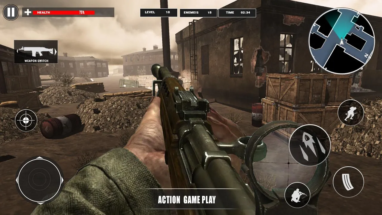 Gun War Fire Duty: WW2 Shooter | Indus Appstore | Screenshot