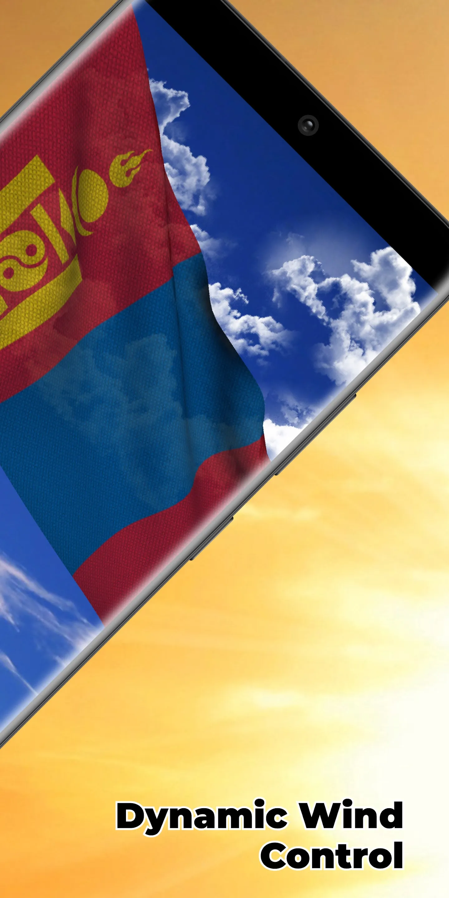 Mongolia Flag Live Wallpaper | Indus Appstore | Screenshot