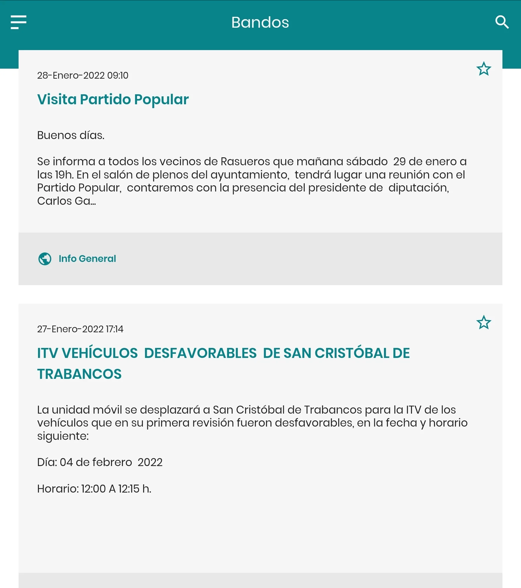 Rasueros Informa | Indus Appstore | Screenshot