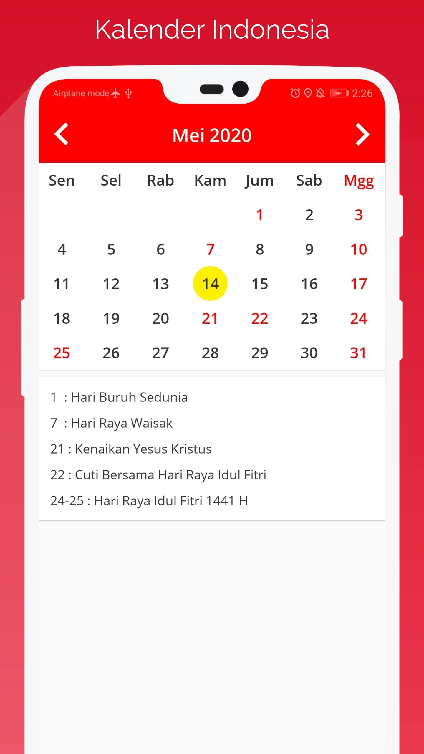 Kalender Indonesia | Indus Appstore | Screenshot