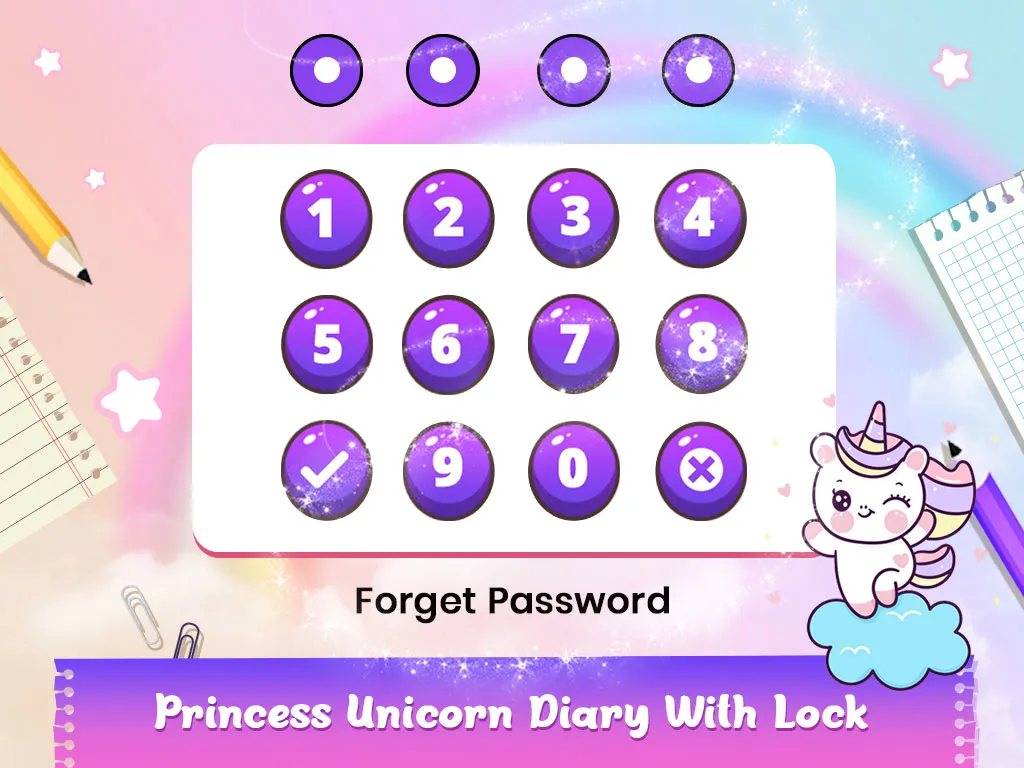 DIY Unicorn Girls Secret Diary | Indus Appstore | Screenshot