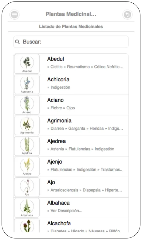 Plantas Medicinales | Indus Appstore | Screenshot