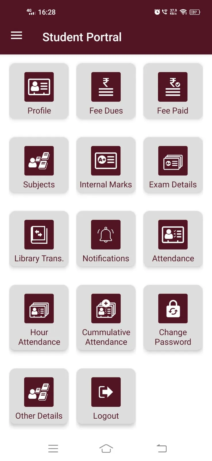 Shasun eVarsity Student Portal | Indus Appstore | Screenshot