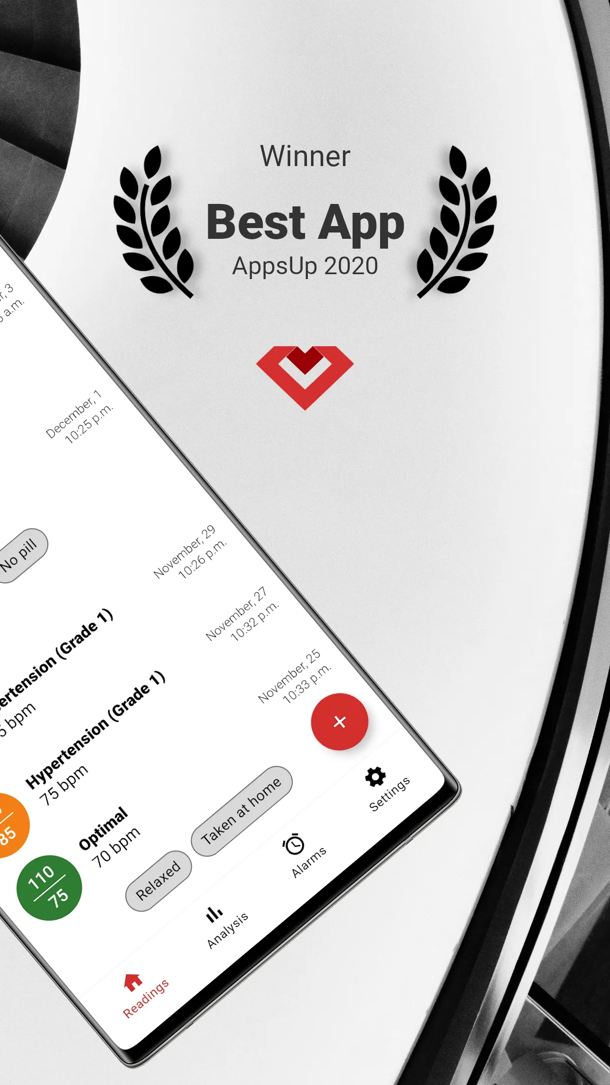 Blood Pressure App: High & Low | Indus Appstore | Screenshot