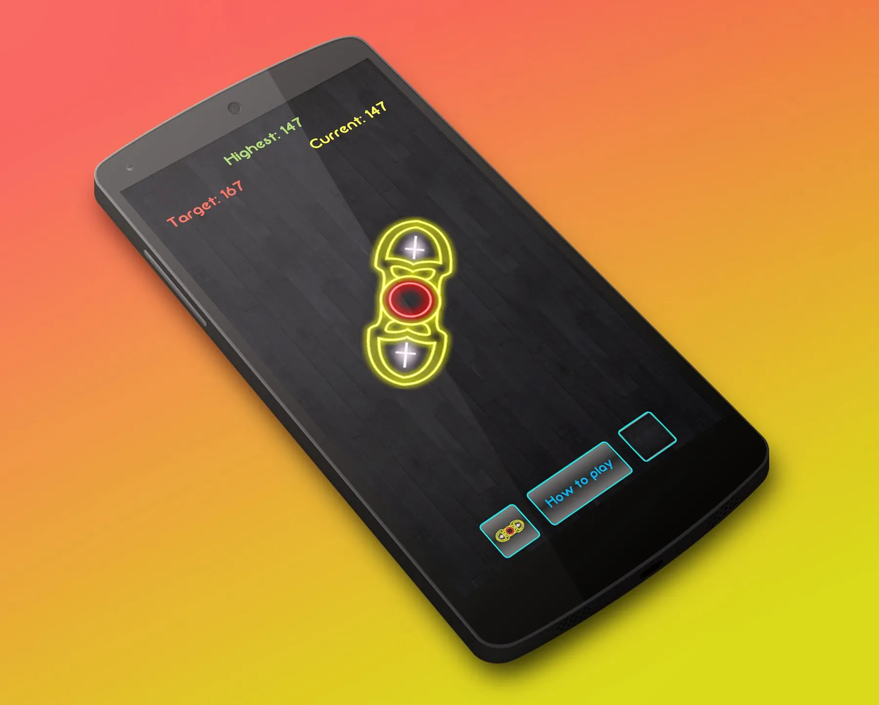 Fidget Spinner Neon | Indus Appstore | Screenshot