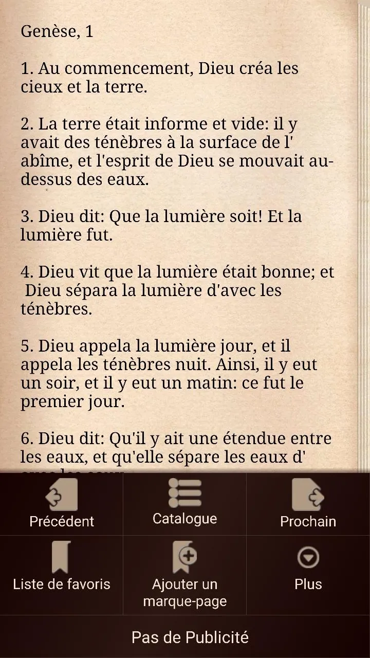 Ancien Testament La Bible | Indus Appstore | Screenshot