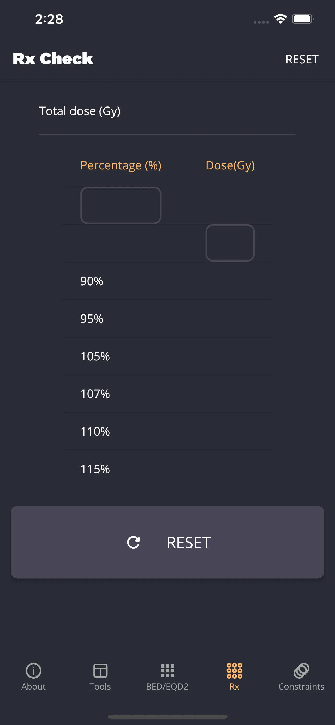 RadOncCalc | Indus Appstore | Screenshot