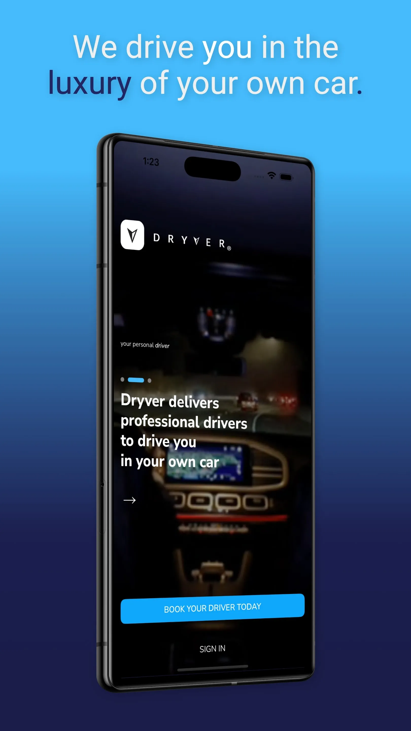 Dryver - Personal Drivers | Indus Appstore | Screenshot