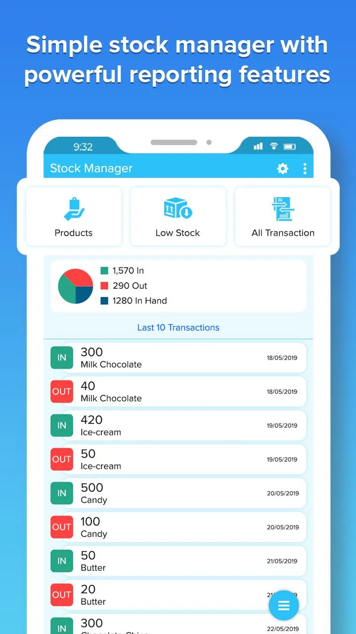 eStock: Stock Manager, Invento | Indus Appstore | Screenshot