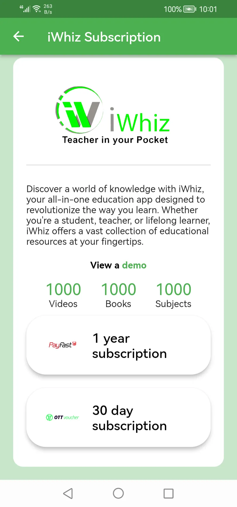 iWhiz | Indus Appstore | Screenshot