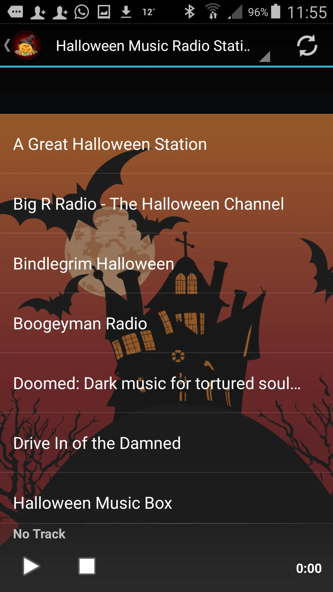 Halloween Music Radio Stations | Indus Appstore | Screenshot