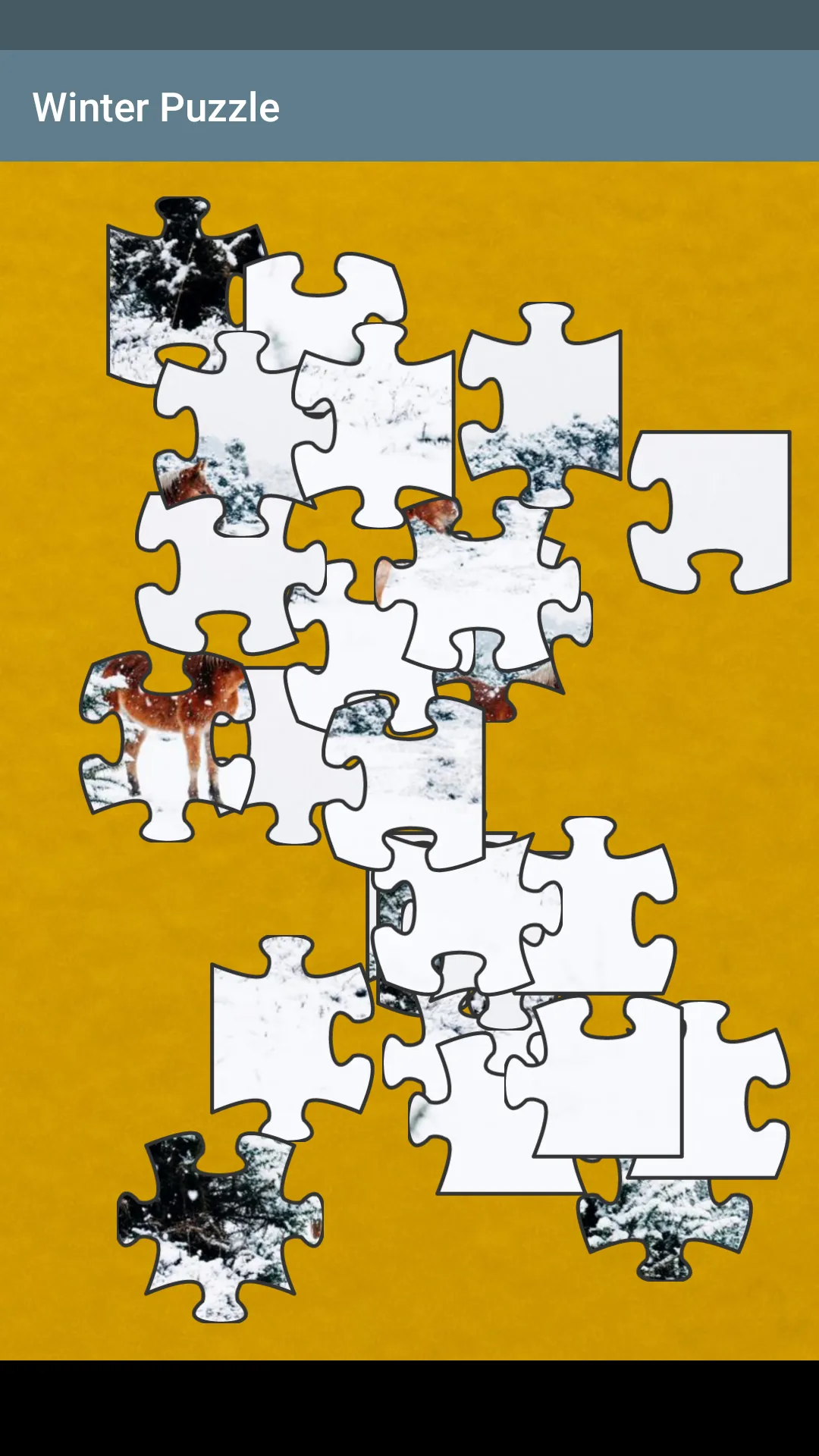 Winter puzzle | Indus Appstore | Screenshot