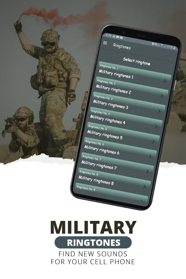 Military sounds | Indus Appstore | Screenshot