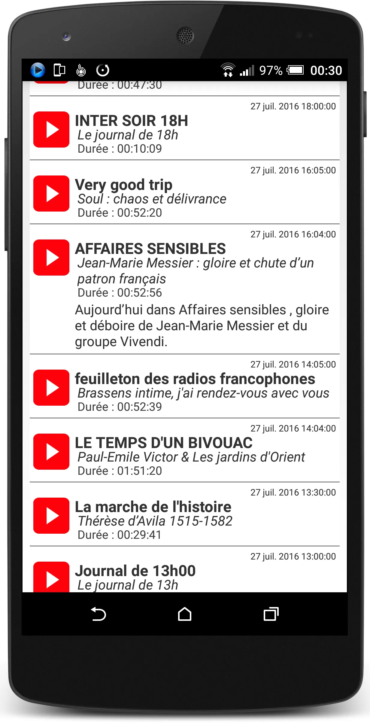 Radios en direct et en podcast | Indus Appstore | Screenshot