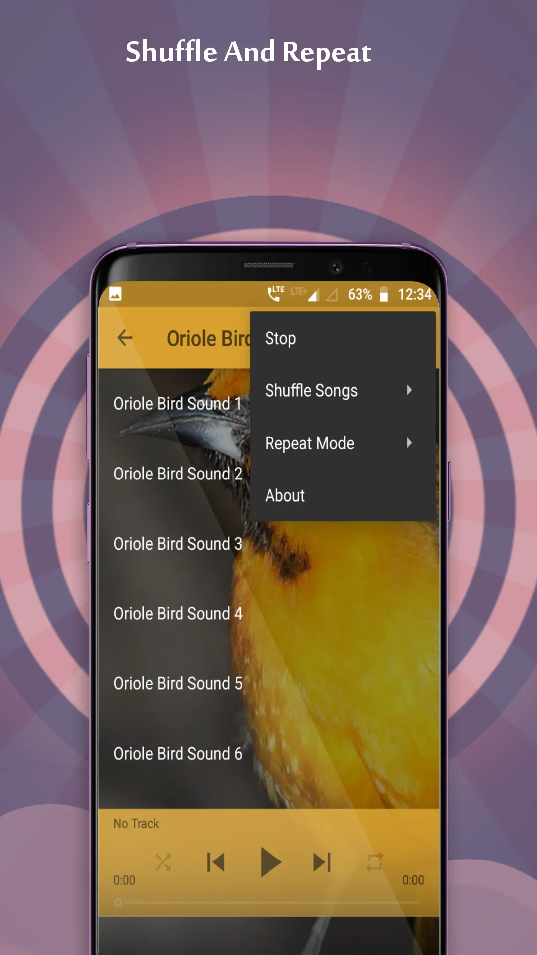 Oriole Bird Sounds | Indus Appstore | Screenshot