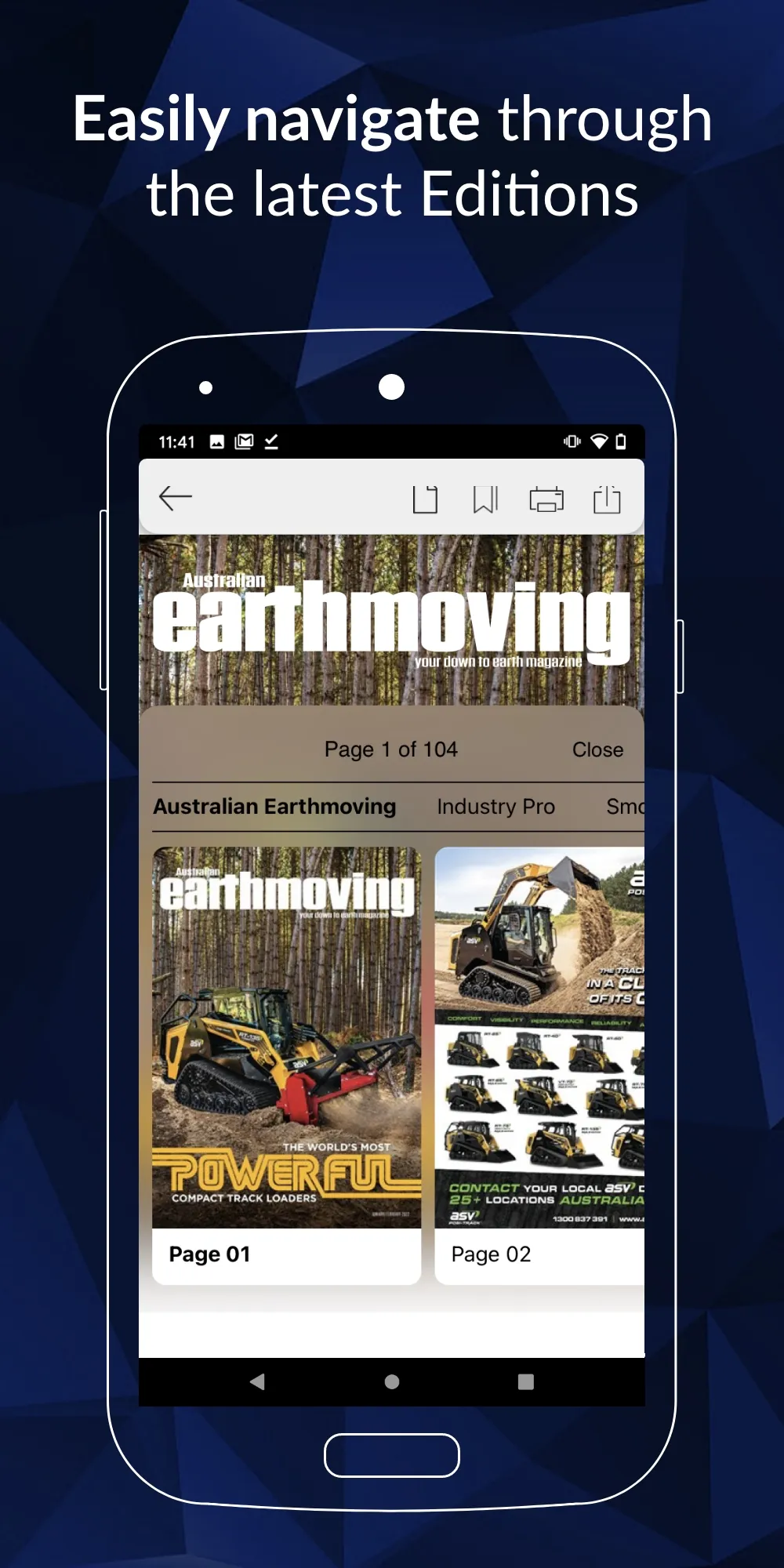 Australian Earthmoving Mag | Indus Appstore | Screenshot