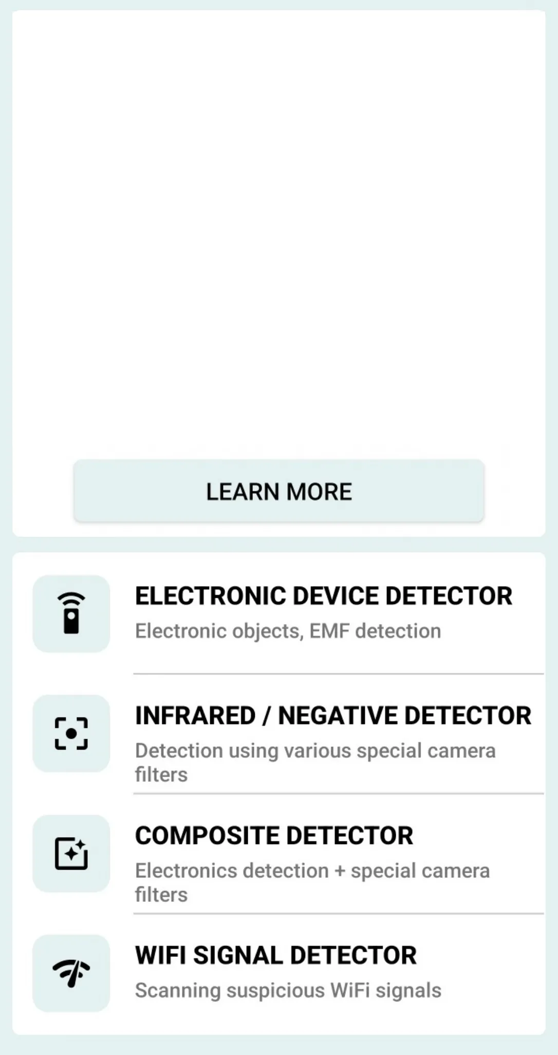 Hidden Camera Detector | Indus Appstore | Screenshot