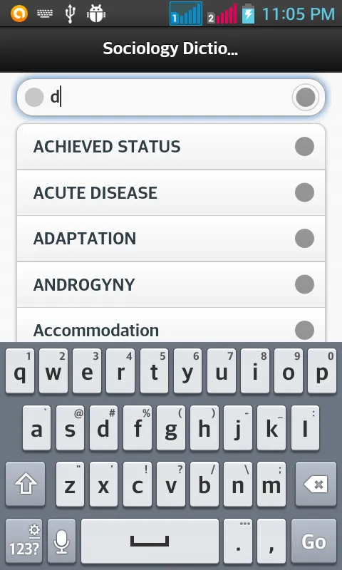 sociology Terms Dictionary | Indus Appstore | Screenshot