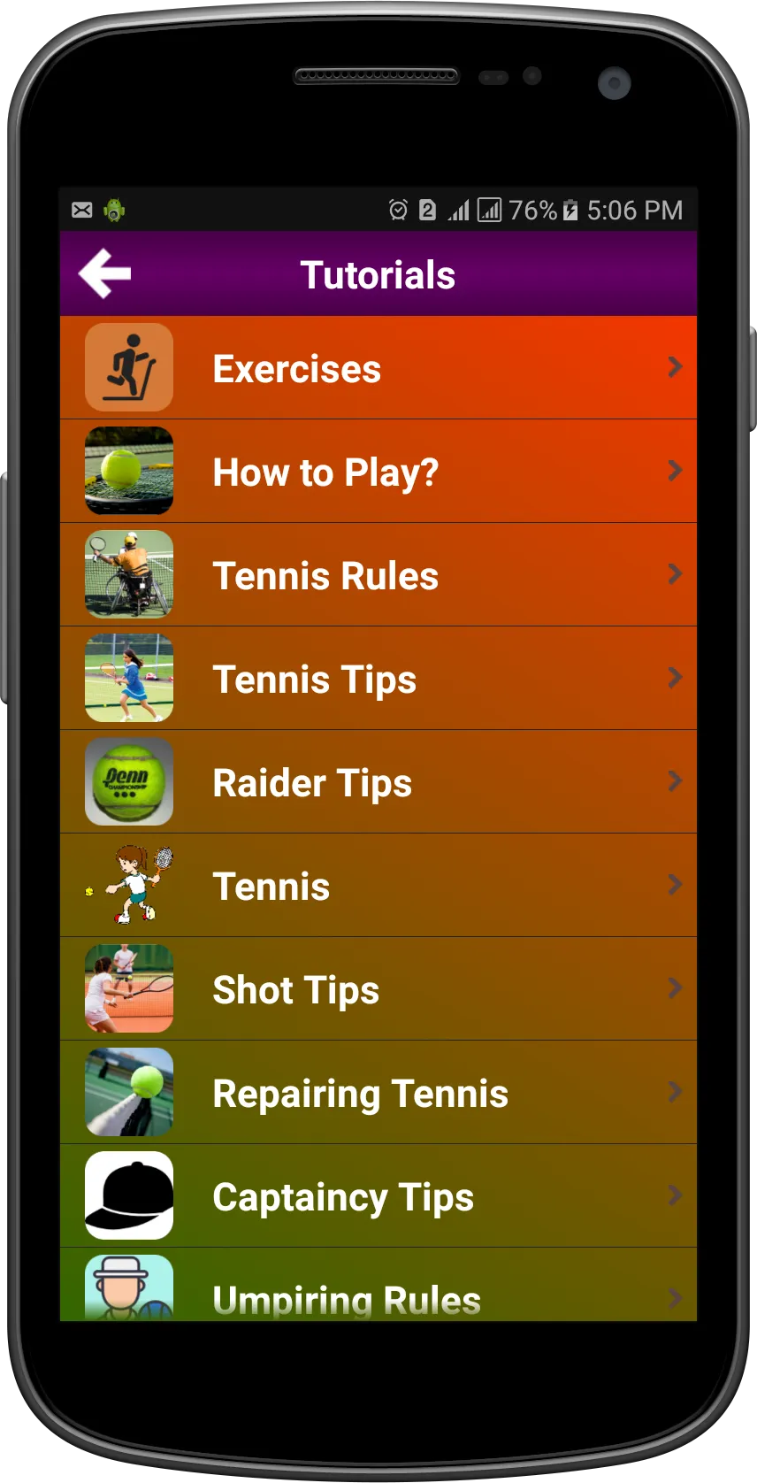 Tennis Training | Indus Appstore | Screenshot