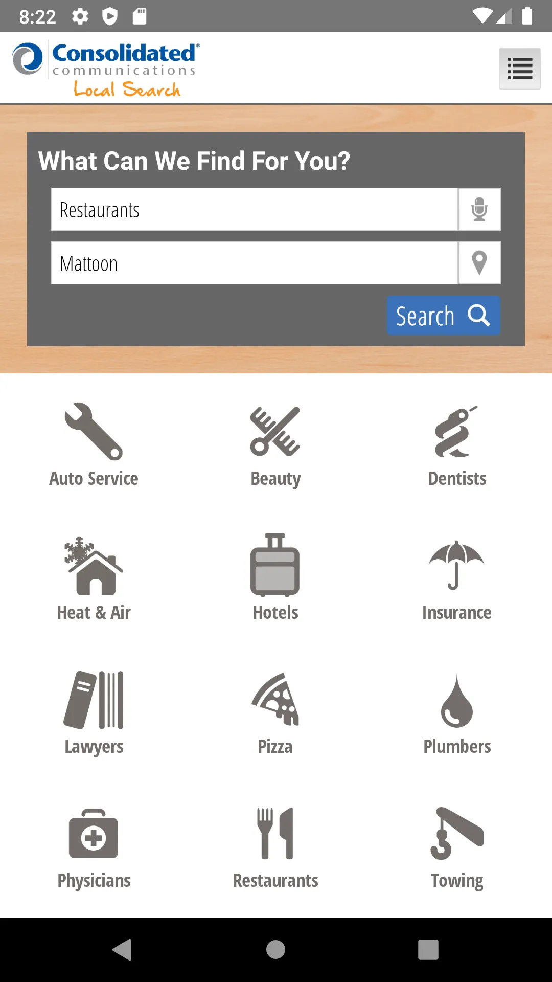 Consolidated Local Search | Indus Appstore | Screenshot