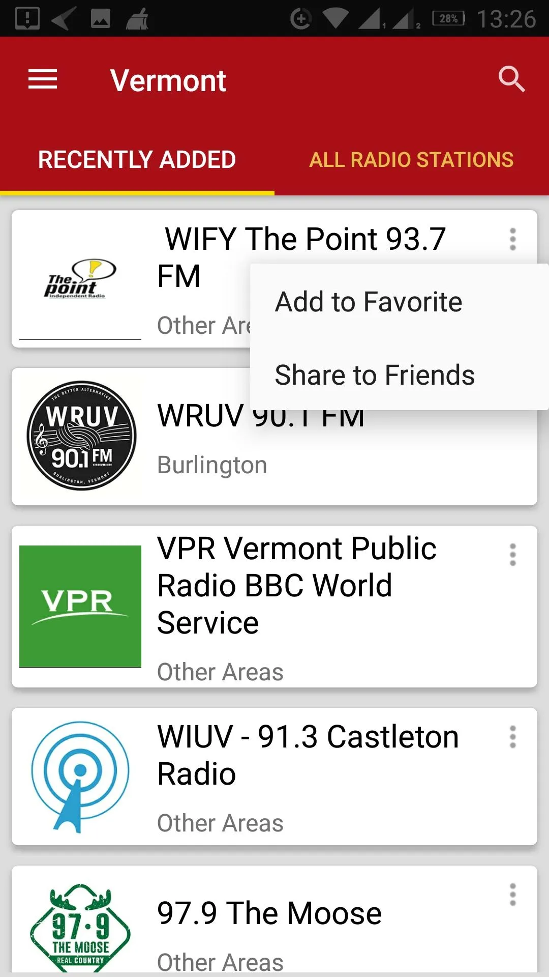 Vermont Radio Stations - USA | Indus Appstore | Screenshot