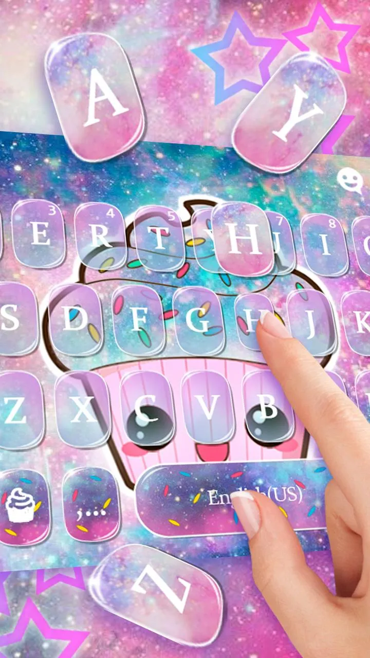 Galaxy Candy Cupcake Theme | Indus Appstore | Screenshot