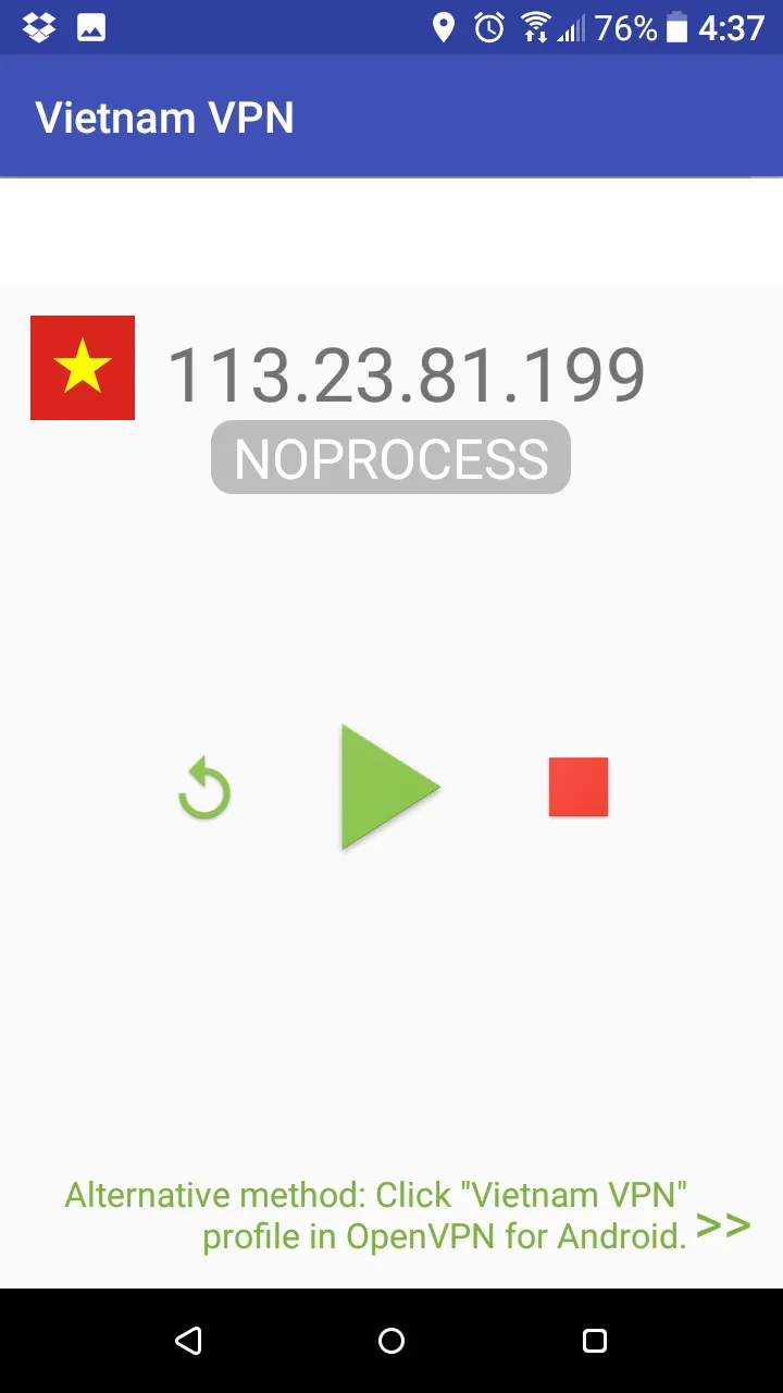 Vietnam VPN-Plugin for OpenVPN | Indus Appstore | Screenshot