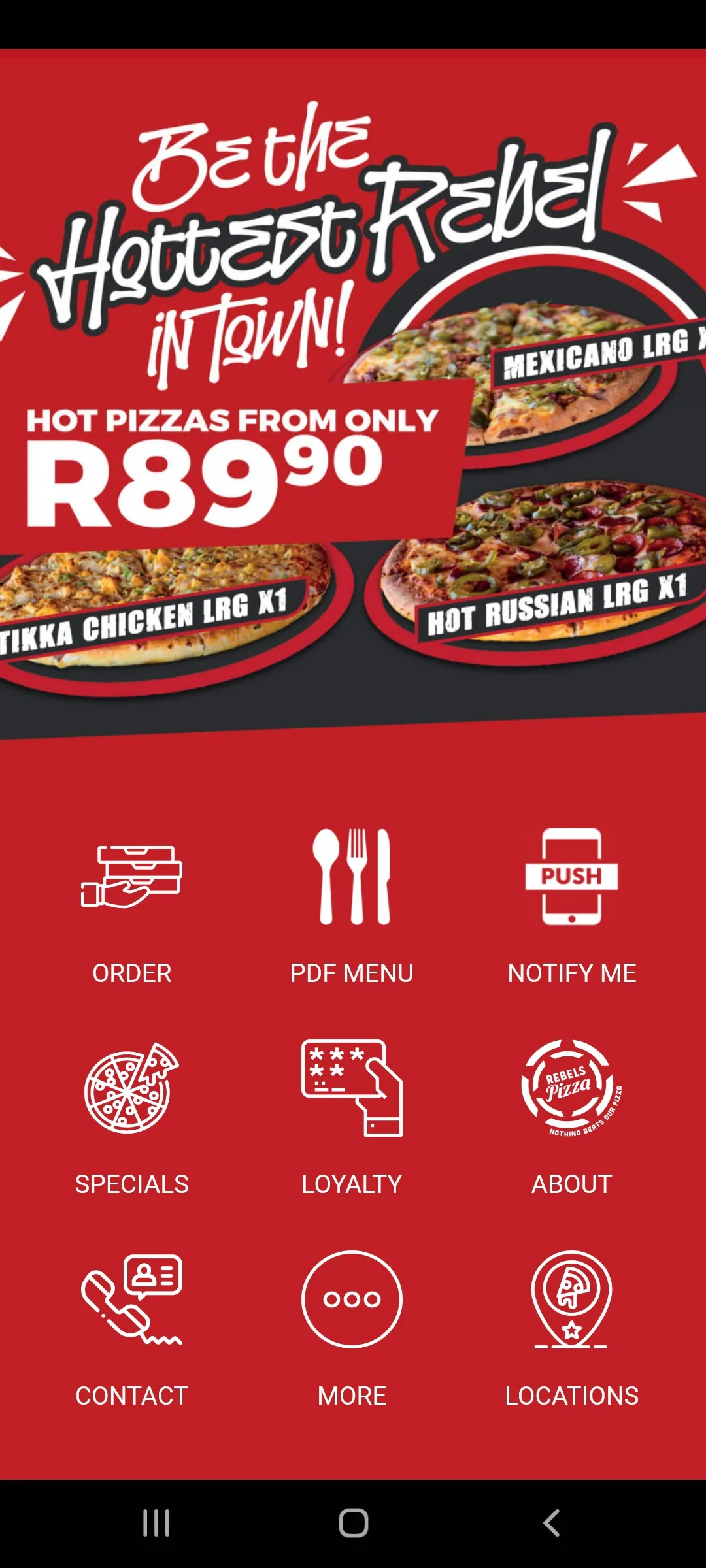 Rebels Pizza | Indus Appstore | Screenshot