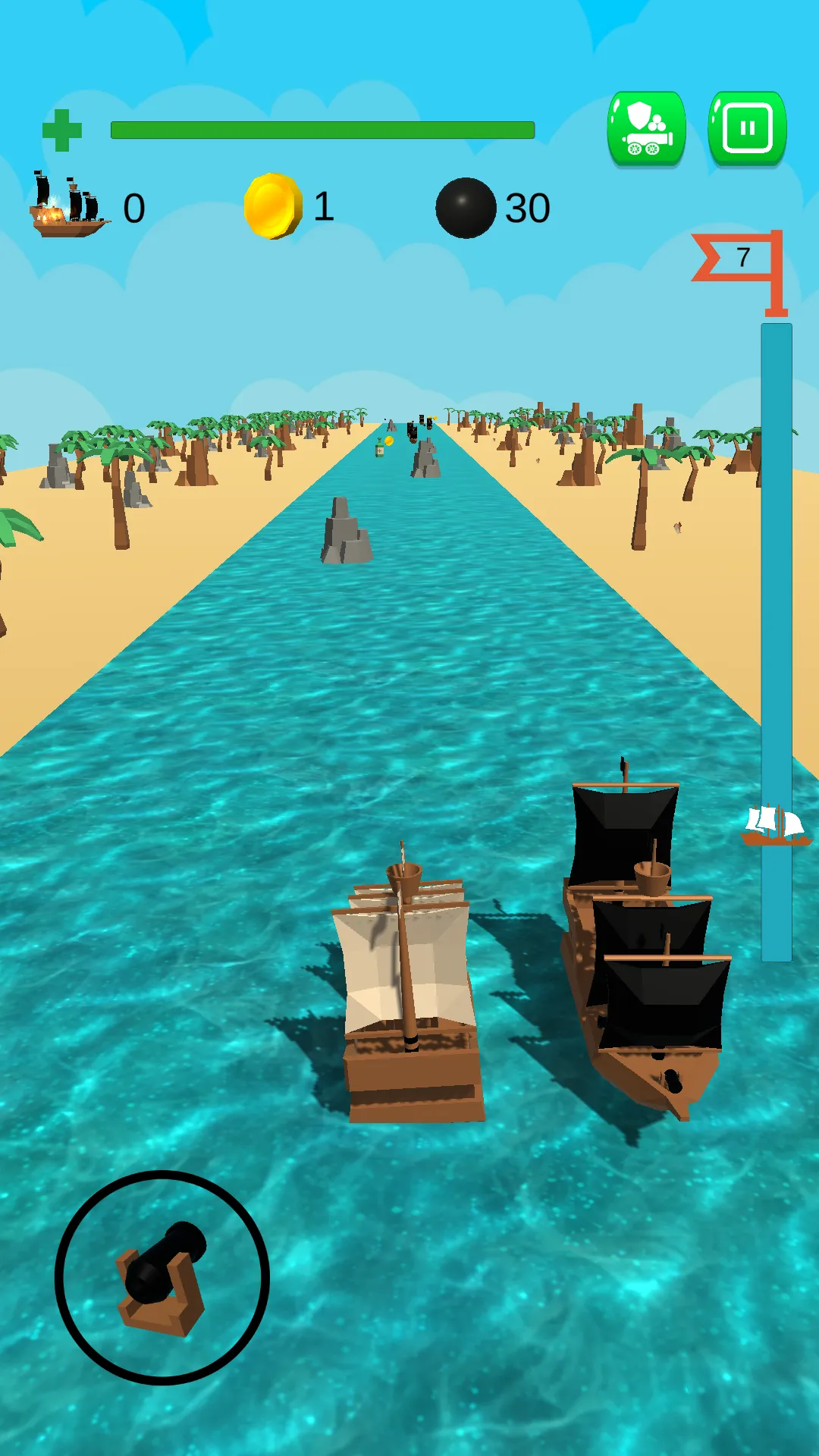 Pirate Ship Shoot and Run | Indus Appstore | Screenshot