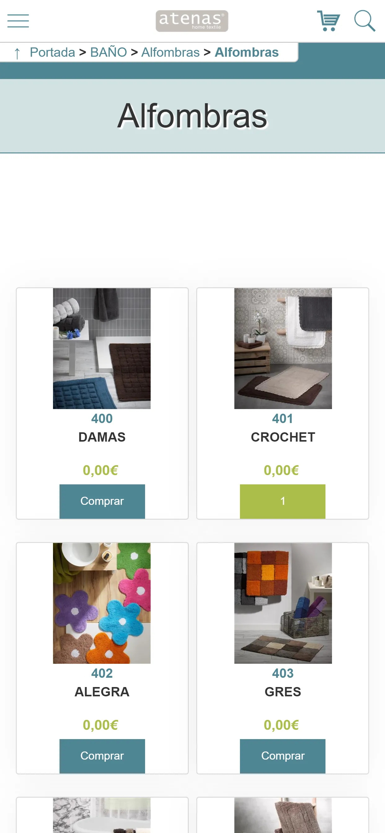 Atenas home textile | Indus Appstore | Screenshot