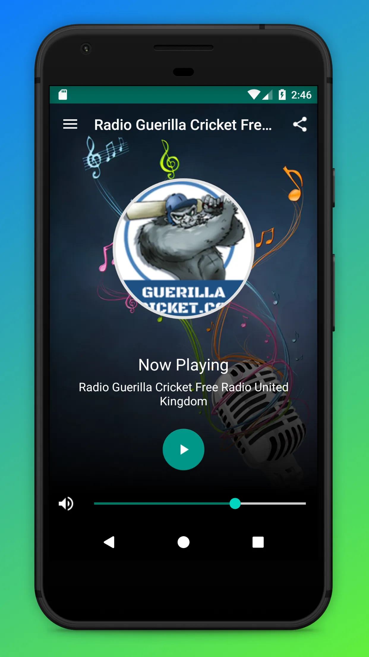 Guerilla Cricket Radio Online | Indus Appstore | Screenshot