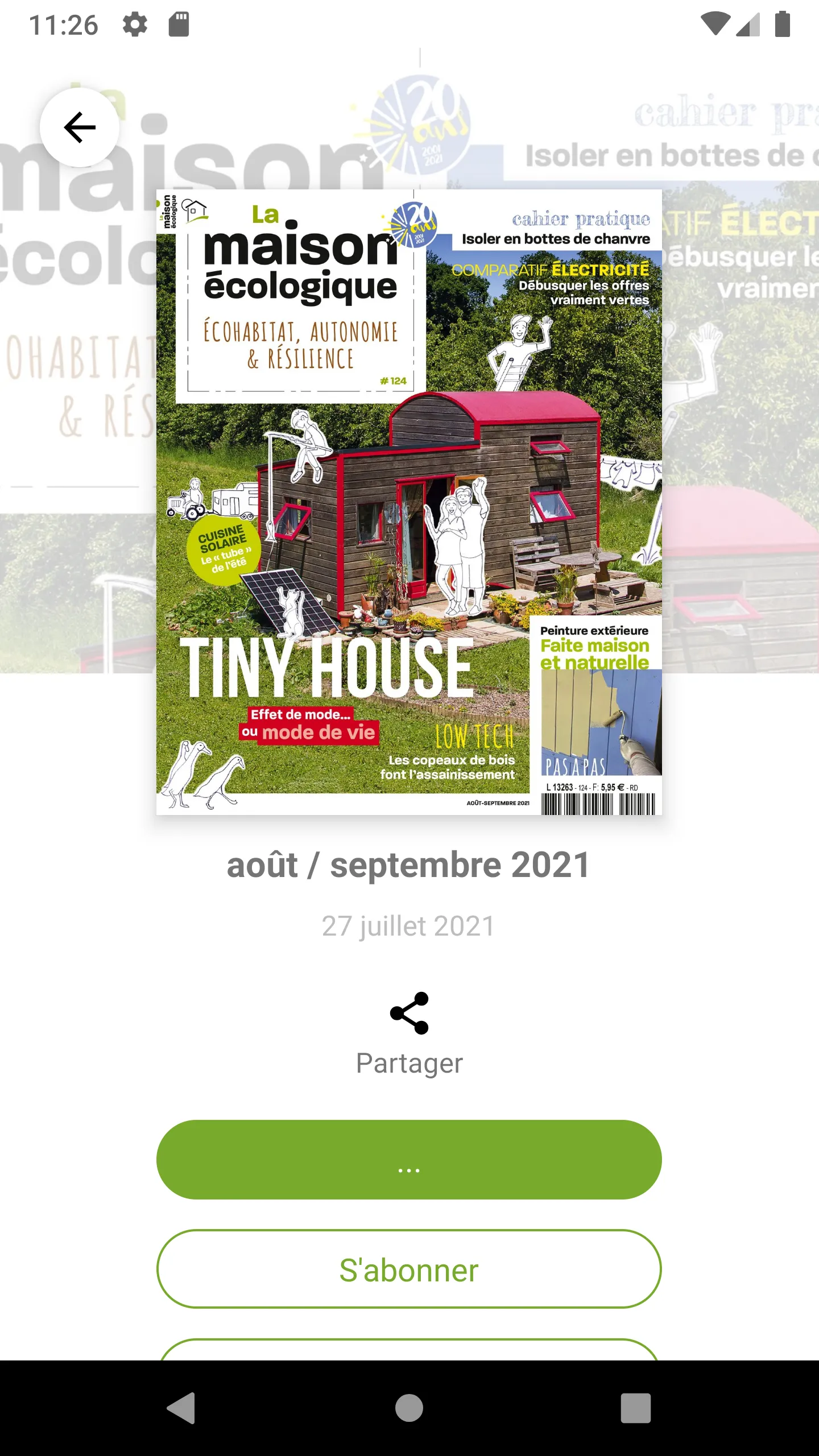 Magazine La Maison écologique | Indus Appstore | Screenshot