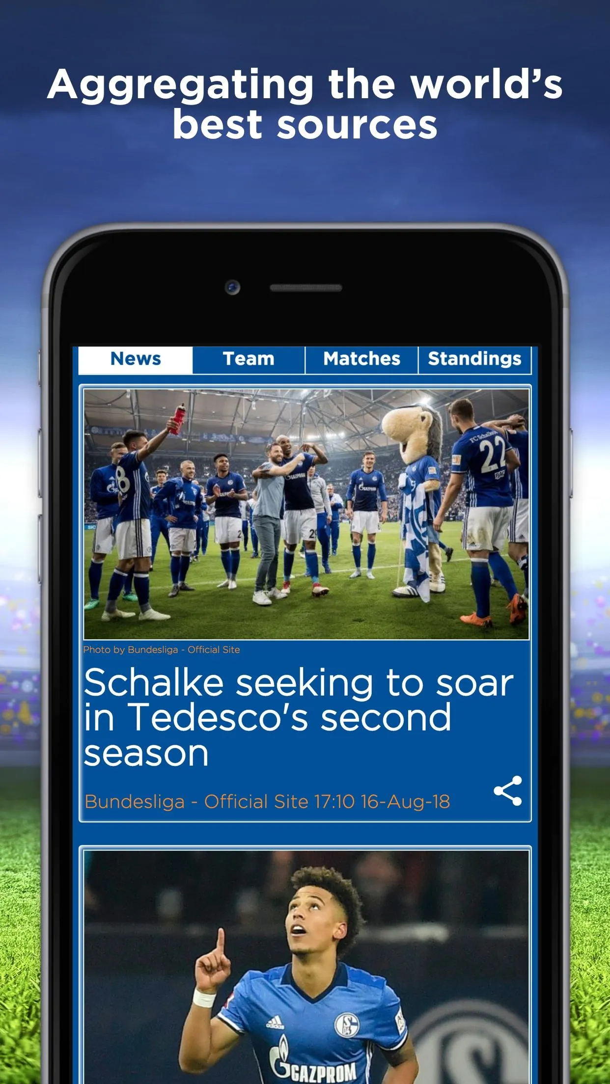 Soccer News for Die Knappen &  | Indus Appstore | Screenshot