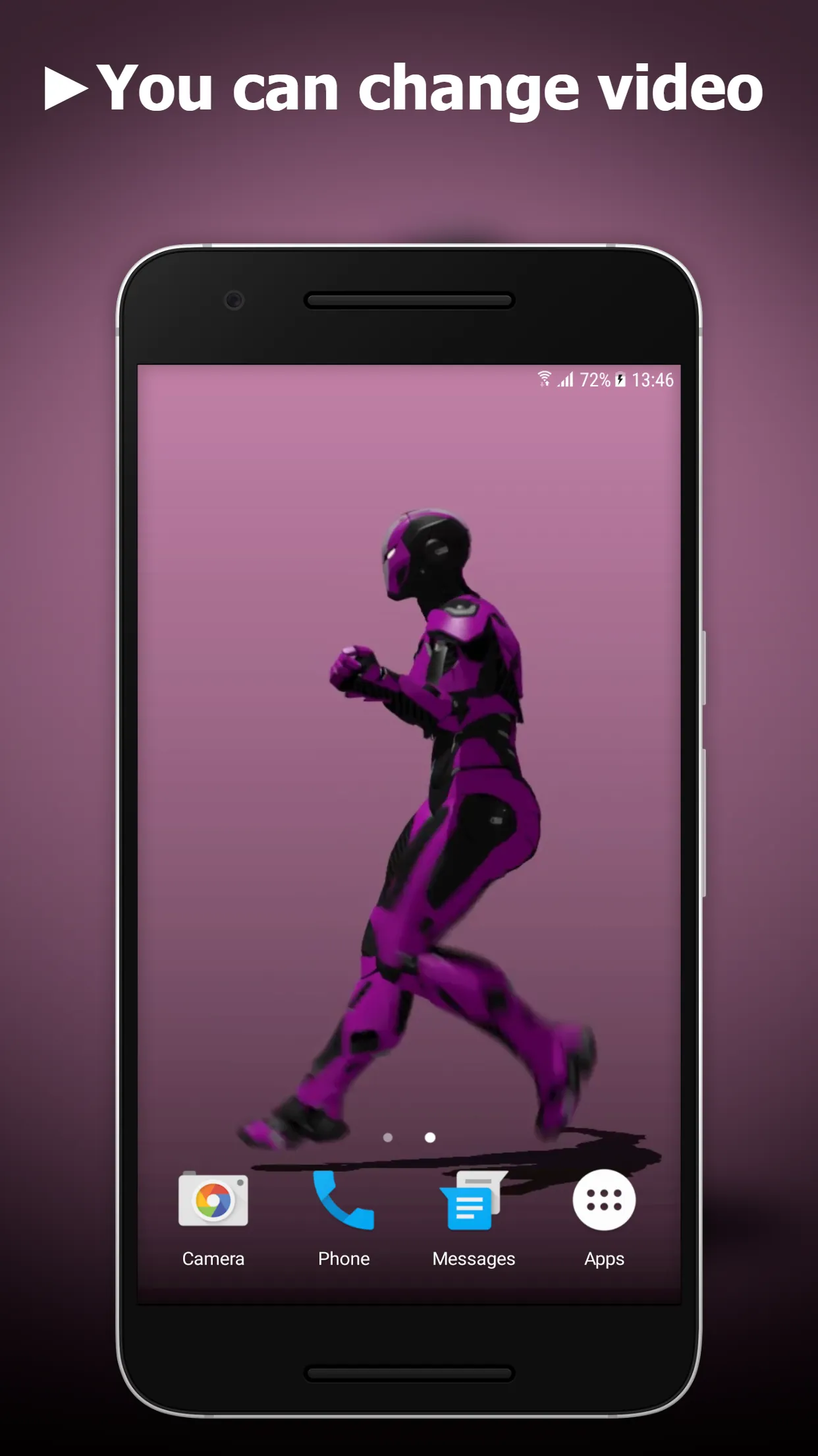 Dancing Robot Live Wallpaper | Indus Appstore | Screenshot