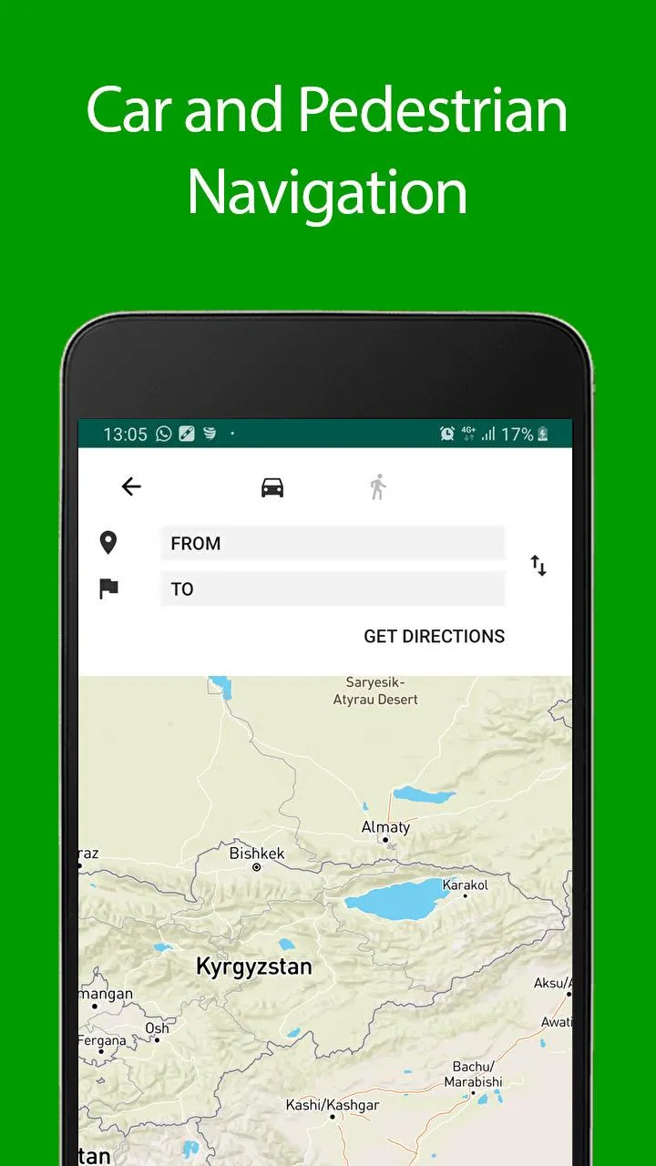 Kyrgyzstan Offline Map and Tra | Indus Appstore | Screenshot