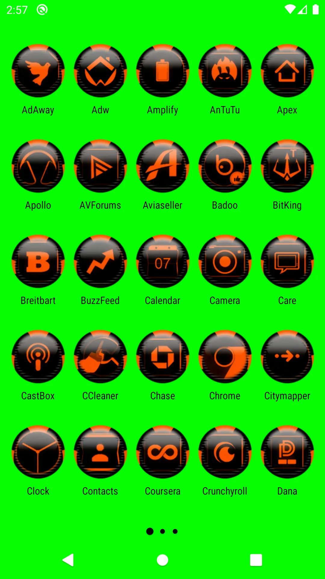 Orange Icon Pack Style 6 | Indus Appstore | Screenshot