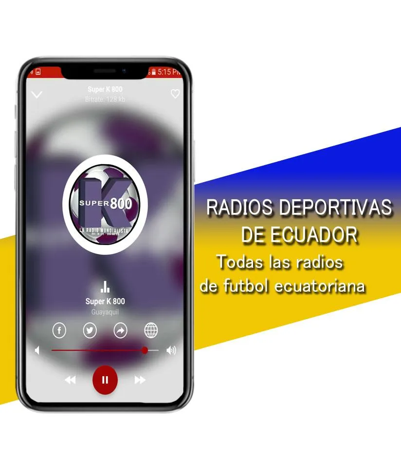 Radios Deportivas de Ecuador | Indus Appstore | Screenshot