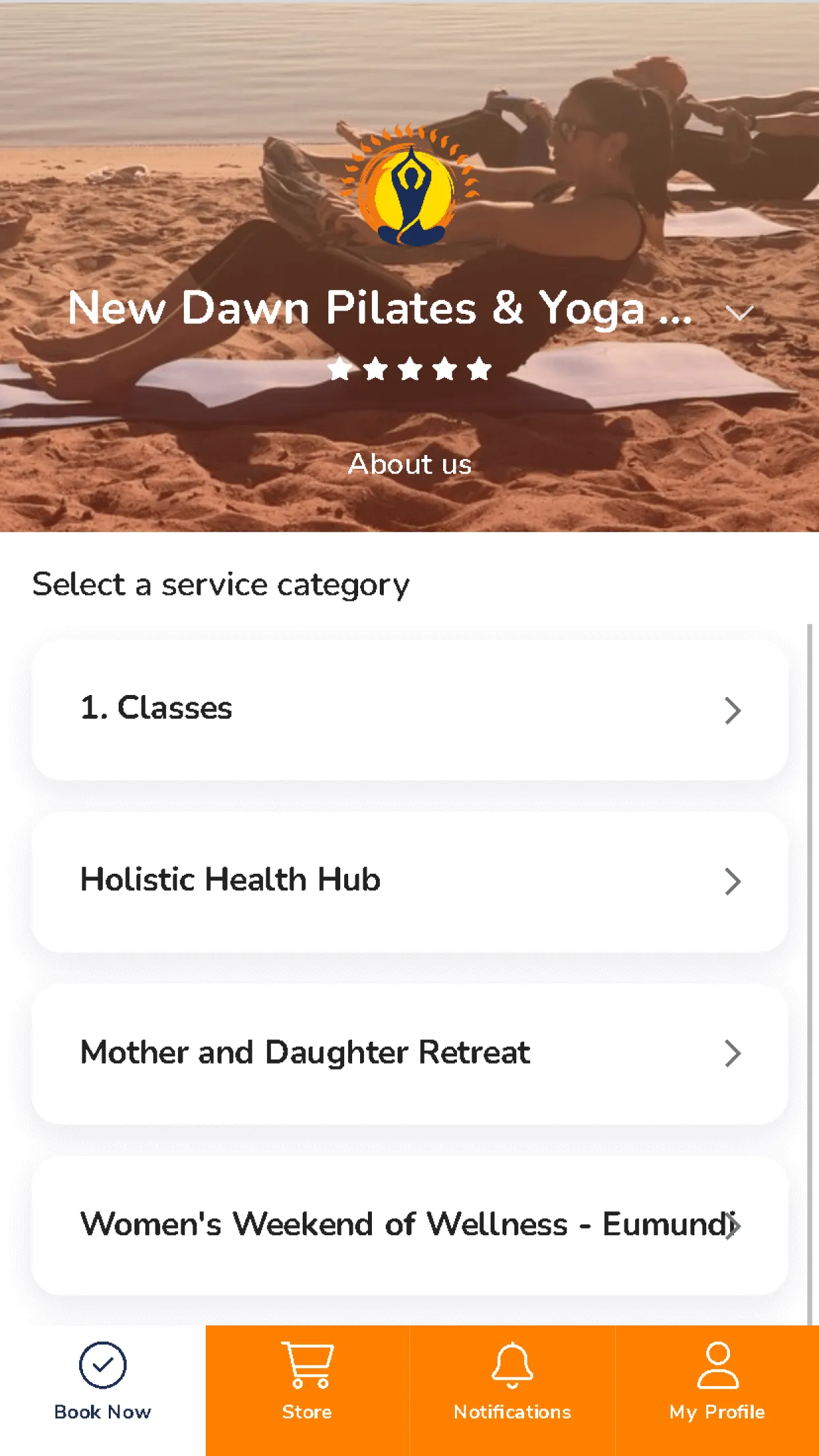 New Dawn Pilates & Yoga | Indus Appstore | Screenshot