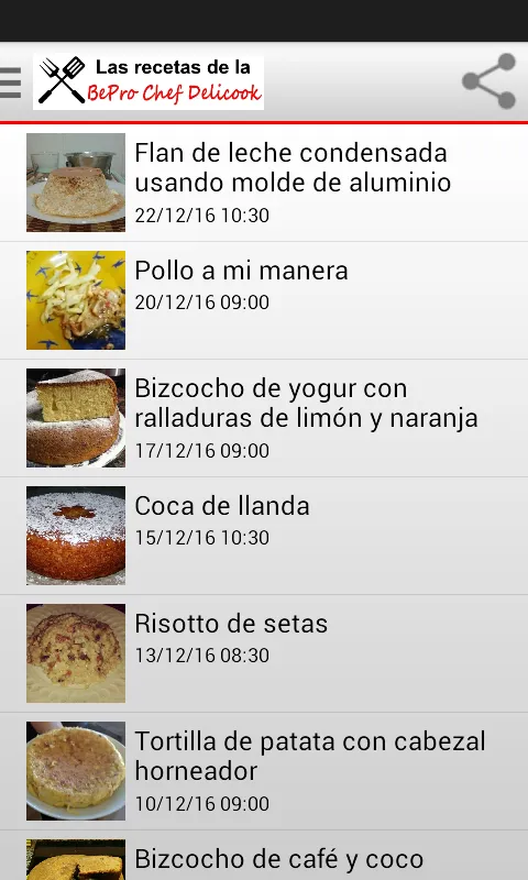 Recetas BePro Chef Delicook | Indus Appstore | Screenshot