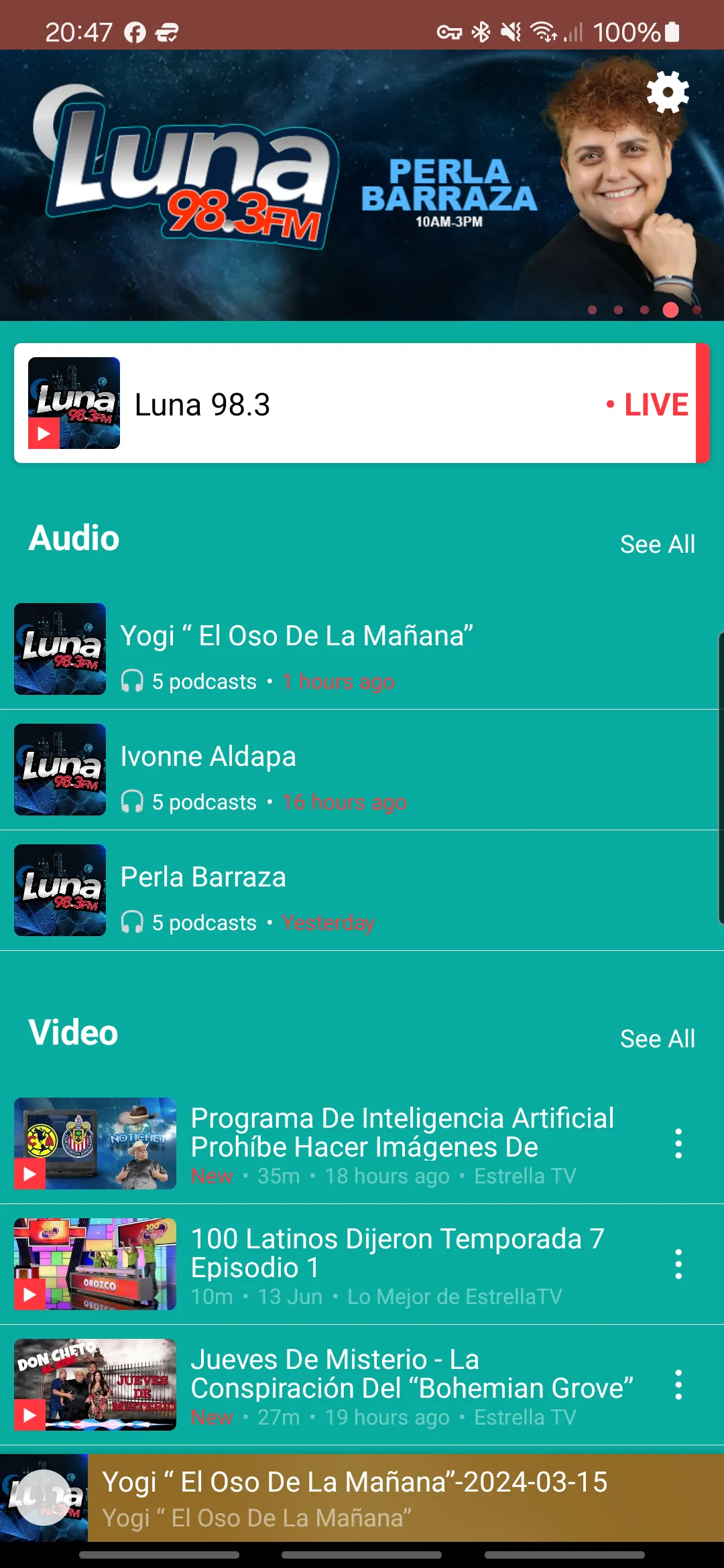 LUNA 98.3 - Dallas | Indus Appstore | Screenshot